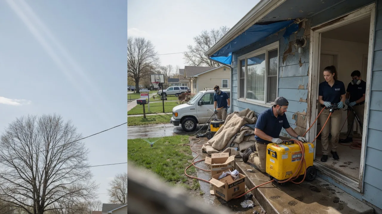 Basement Flood Cleanup in Choctaw, OK near me